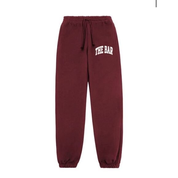 The Bar Maroon Varsity Sweatpants - Picture 3 of 3